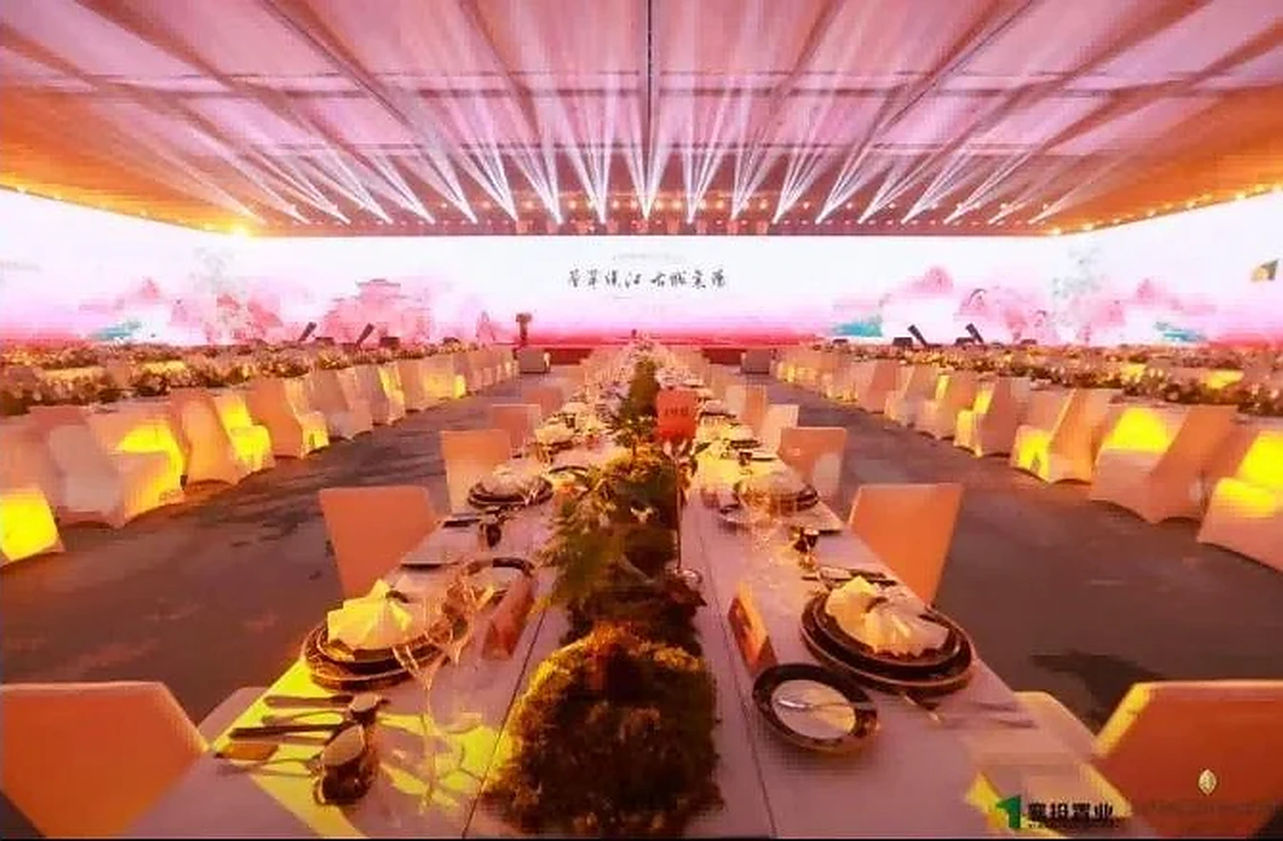 襄阳洲际酒店开业—开业宴会布置（活动实拍）