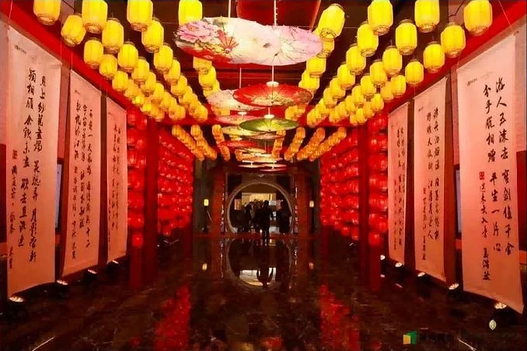 襄阳洲际酒店开业—灯笼通道实景（活动实拍）