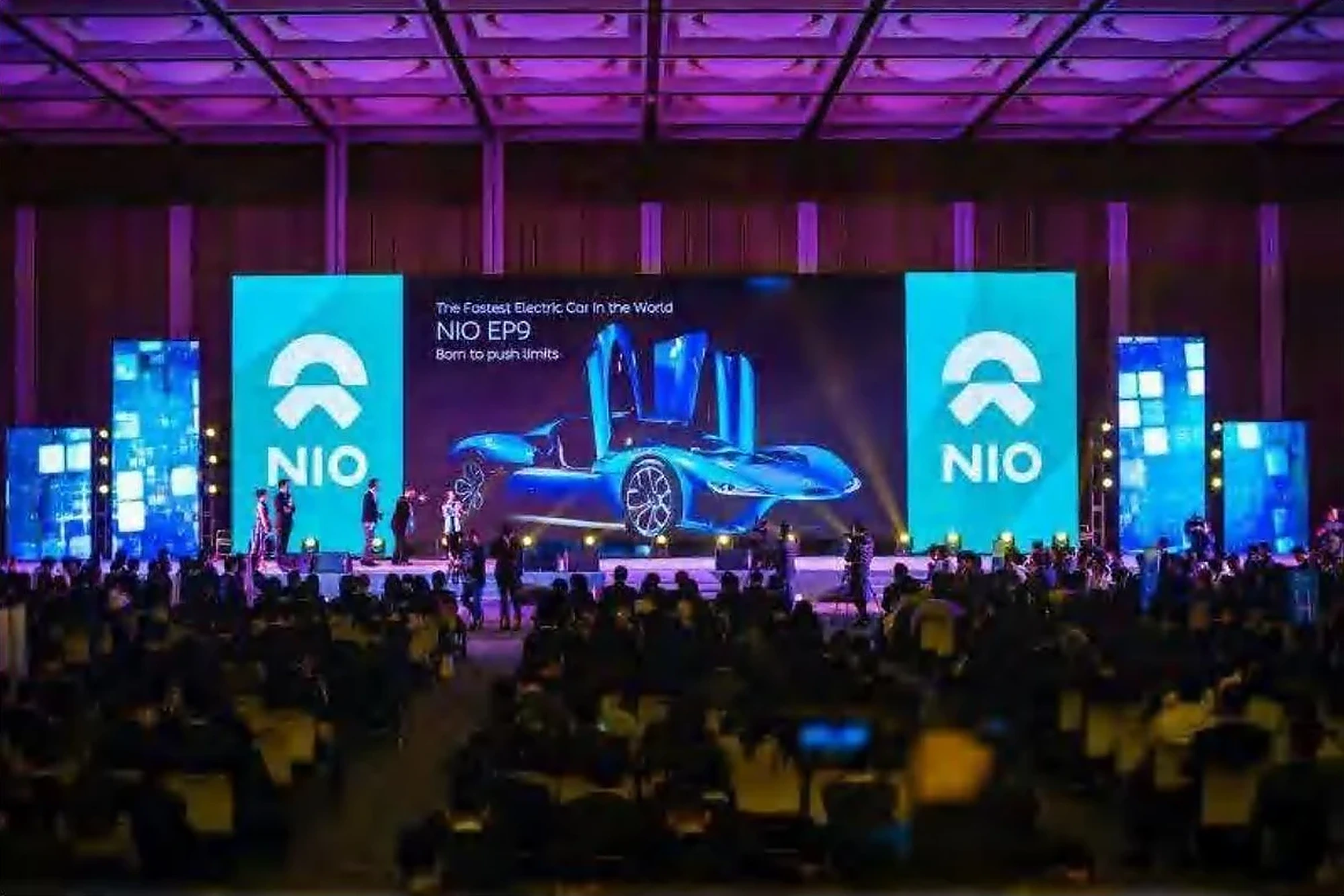 NIO · 上海国际采购中心—活动舞台全景（活动实拍）