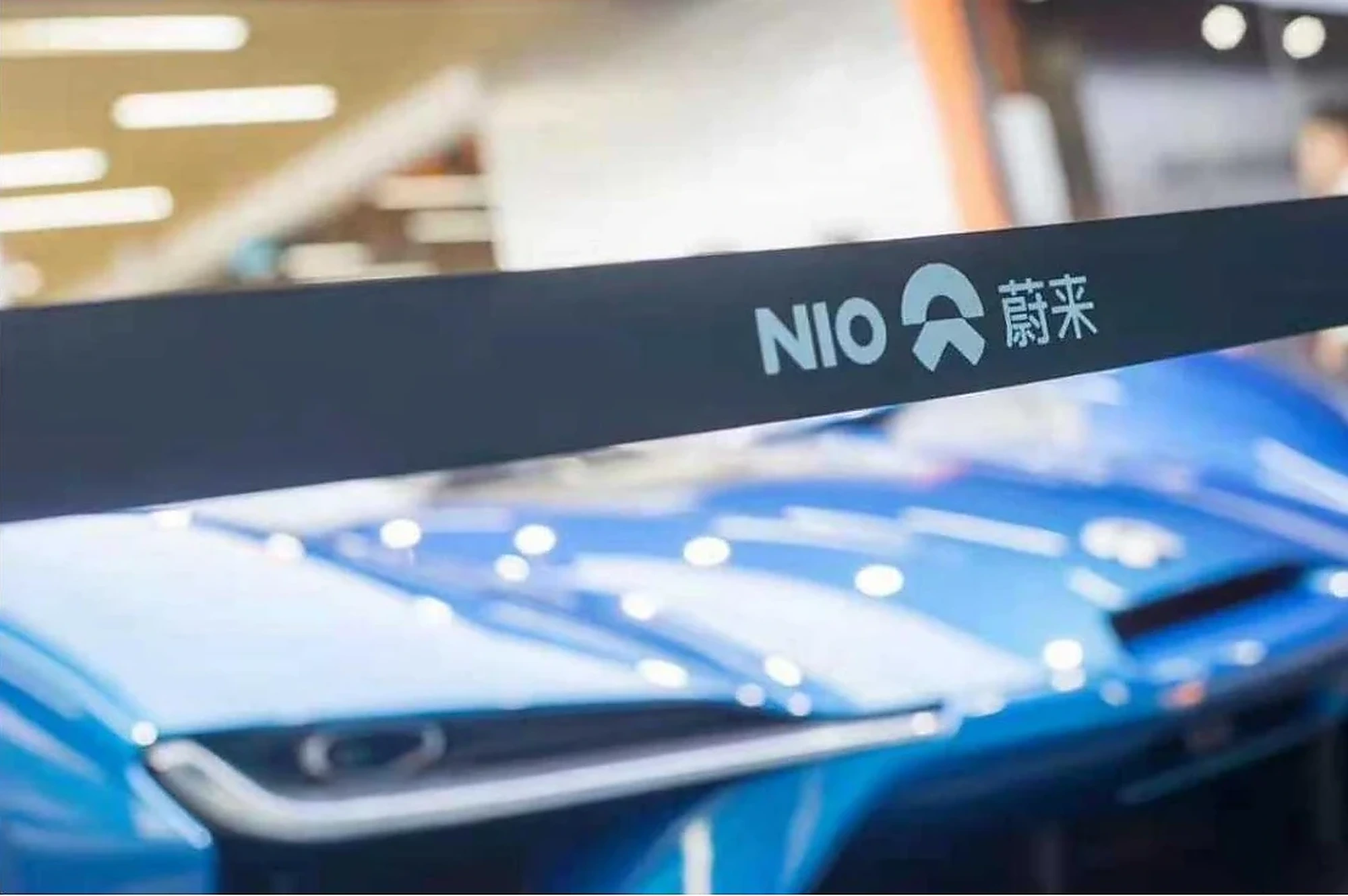 NIO · 上海浦东嘉里中心—车辆品牌细节（活动实拍）