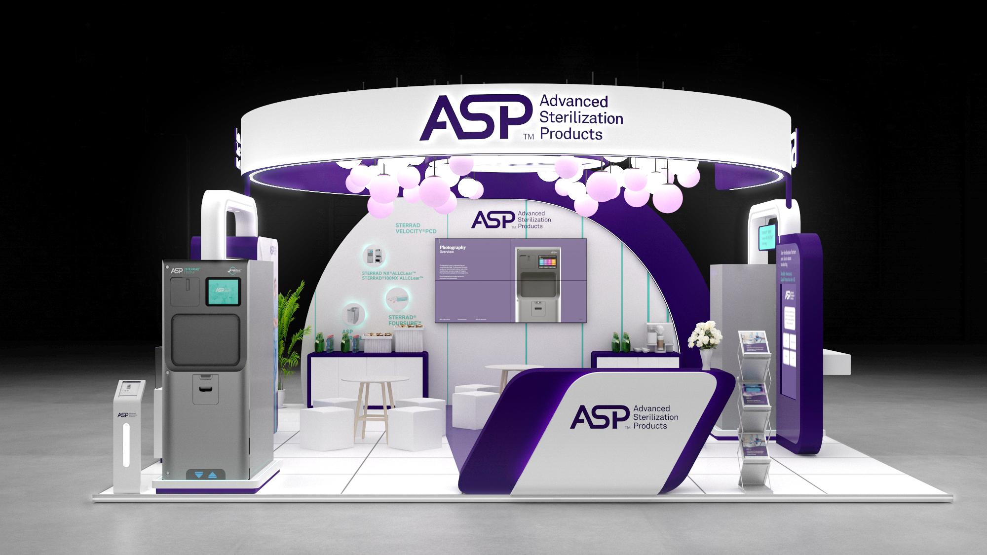 ASP · 2025灭菌科学展（香港）—展台正视（效果图）