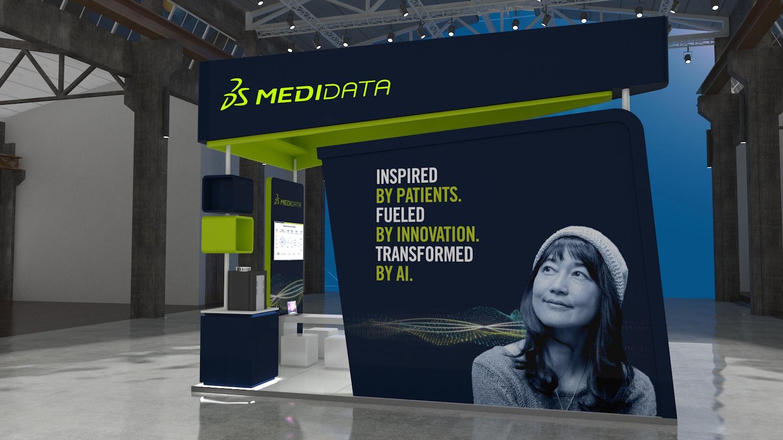 MEDIDATA · 苏州医疗展展台—展台背面（效果图）